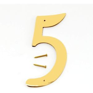 HY-KO - Solid Brass House Marker Number